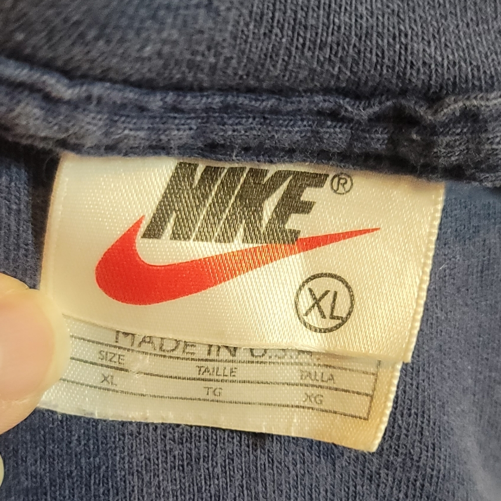 Navy Blue Nike Shirt Size XL Tall - Picture 5 of 6